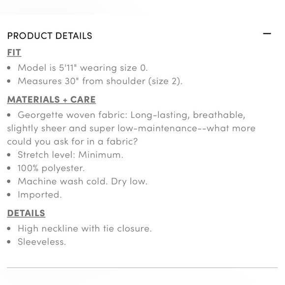 Torrid Georgette Tie Neck Sleeveless Blouse - Picture 5 of 5